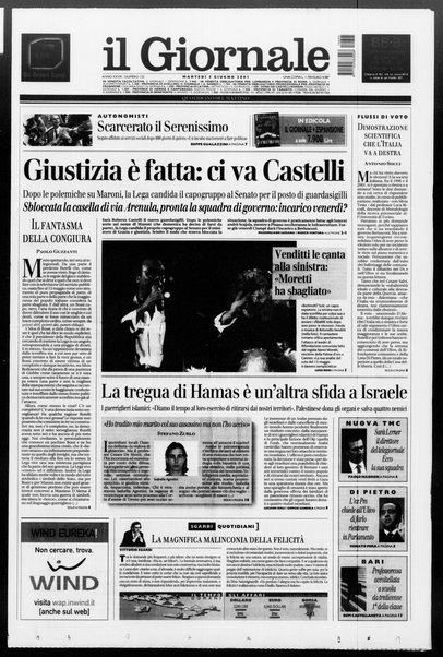 Il giornale : quotidiano del mattino